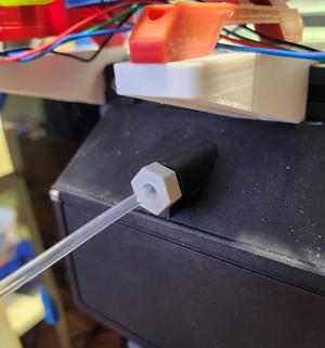 PC4-M10 fitting like ptfe tube holder rotation free pass through