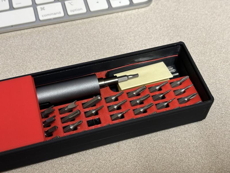 Wowstick case with slide to open lid
