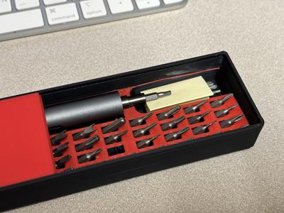 Wowstick case with slide to open lid
