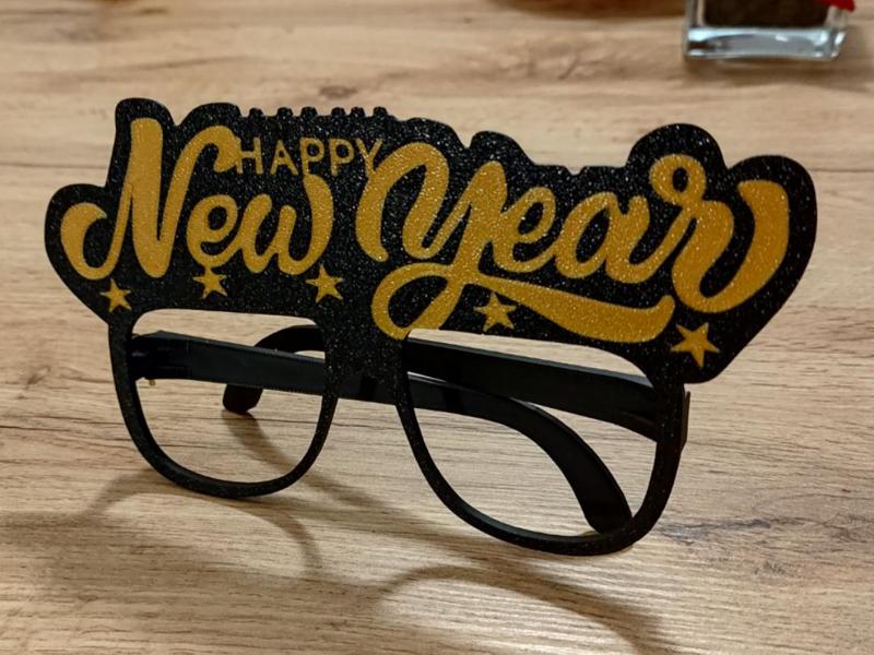 Happy New Year glasses