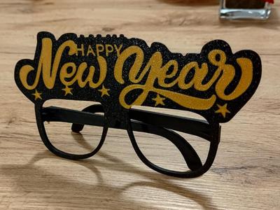 Happy New Year glasses