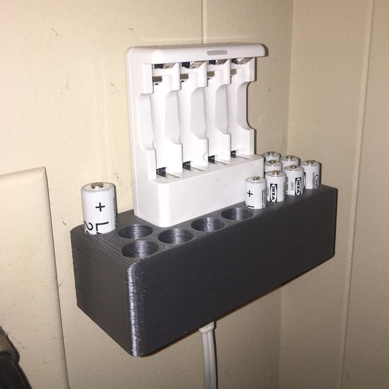 Ikea Ladda Battery Charger wall mount