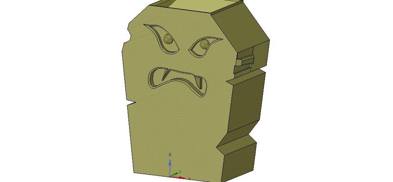 vase cup vessel ghost priv02 for 3d-print or cnc