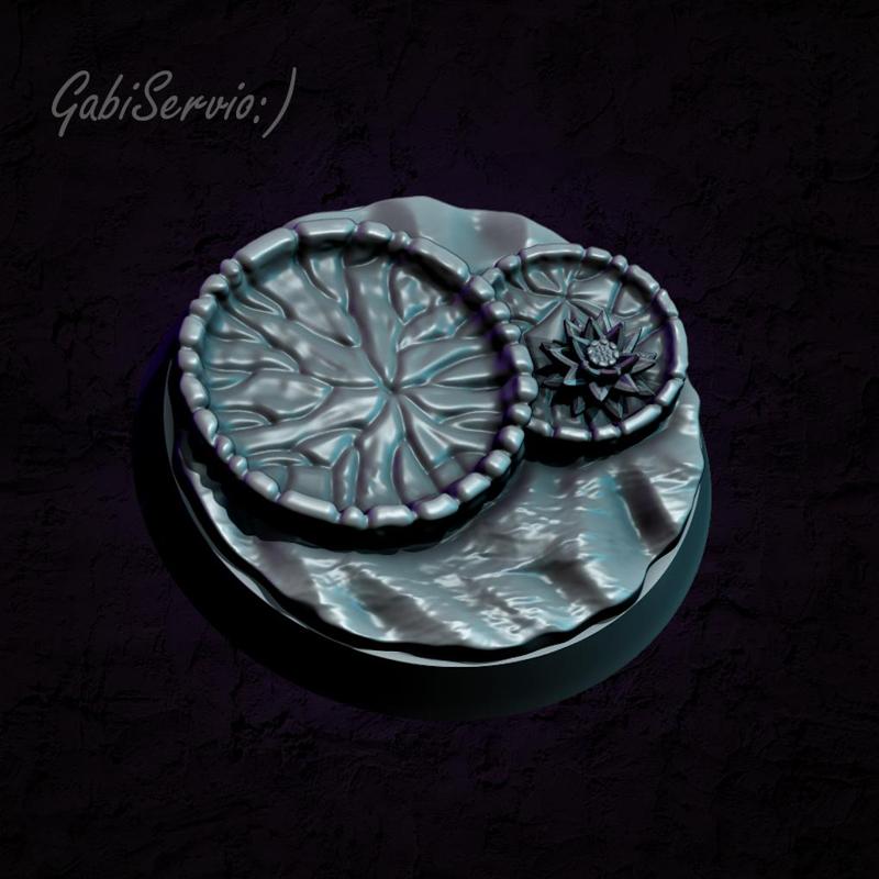 Water Lily / Lotus inspired Base