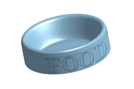 Pet food bowl