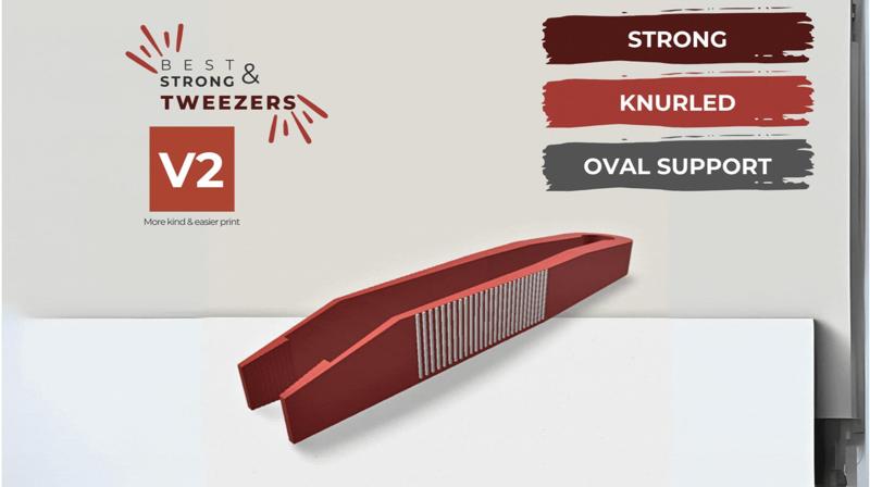 STRONG Tweezers Best Ergonomy / Forceps v2