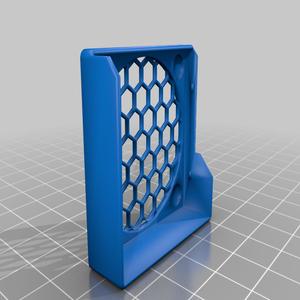 40mm Snap On Fan Guard for Prusa i3 MK3s - Screw Access