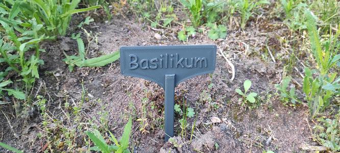 Customizable Garden Label
