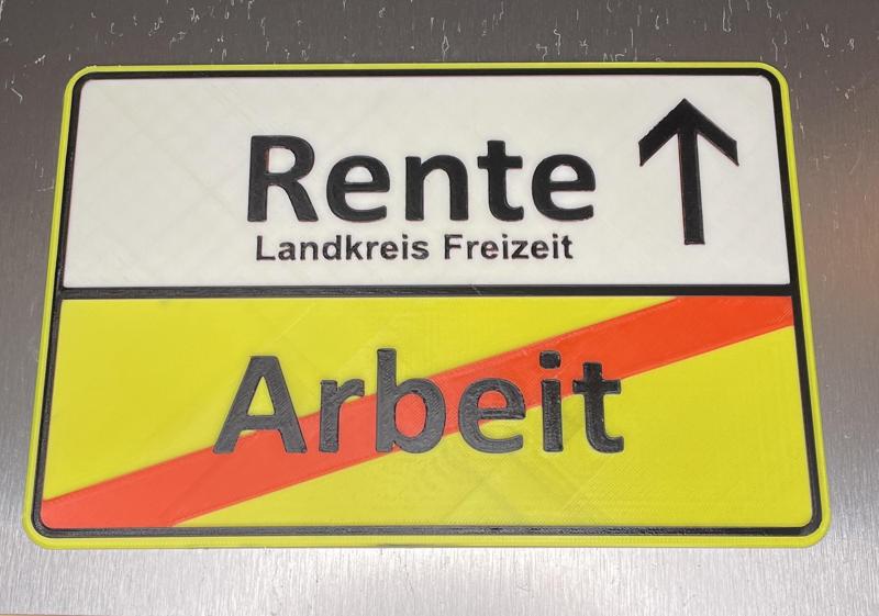 Rente -> Freizeit