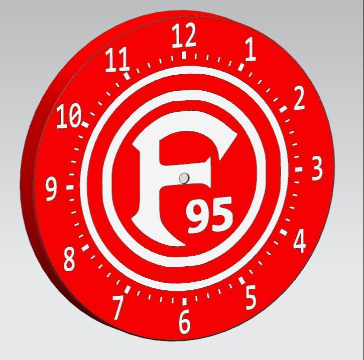 Fortuna Düsseldorf wall clock
