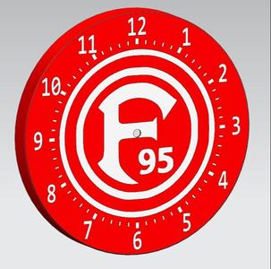 Fortuna Düsseldorf wall clock