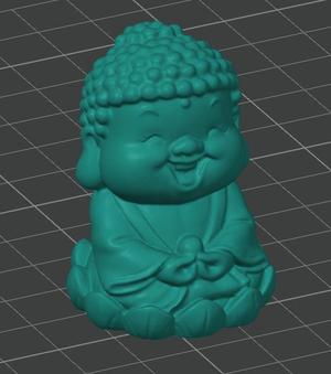 The Elegoo Buddha test print