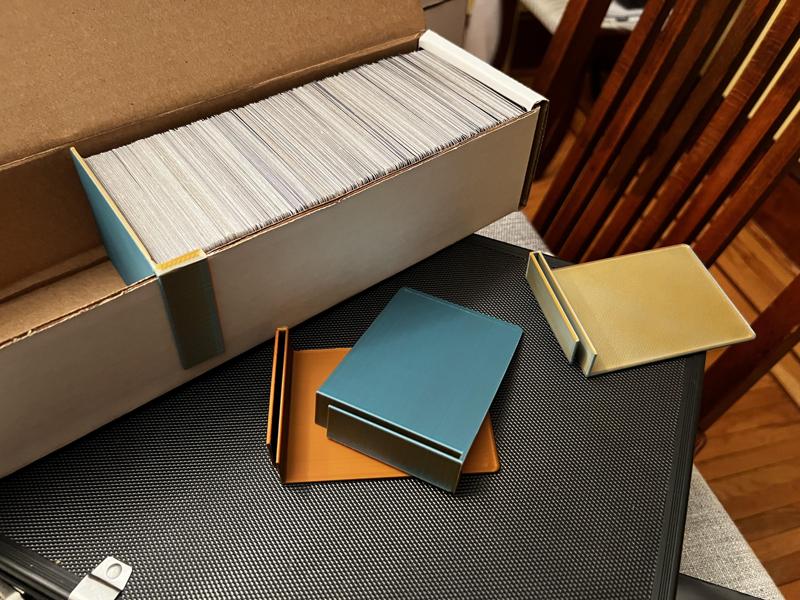 Trading Card Long Box Divider/Holder