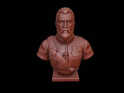 Cossack Bust