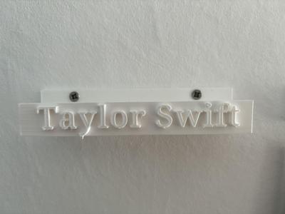Taylor Swift CD holder wall mounted