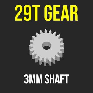 GEAR PINION 29T 3MM SHAFT MOTOR RC CAR CRAWLER