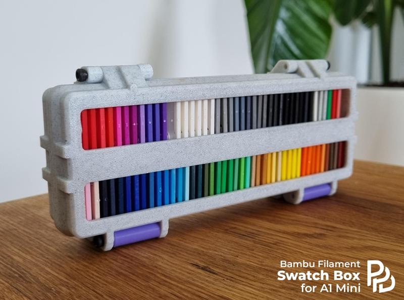 Compact Bambu Swatch Case (for A1 Mini)