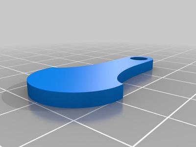 Removable shopping trolley token for Australia 2$