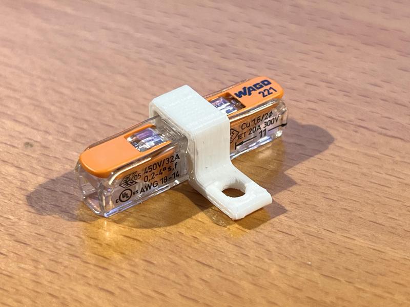 Wago 221-2411 single wall mount