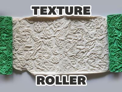 Texture ROller V91 | Skull - Cobra - Dice - Roses