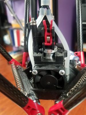 Zesty Nimble Delta Effector & Carriages For Trick Laser Arms 80mm Ball Spacing
