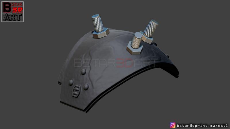 Cloud shoulder Armor - Final Fantasy VII remake PS4 3D print model