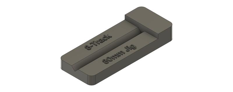 8-Track 80mm Rod Cutting Jig