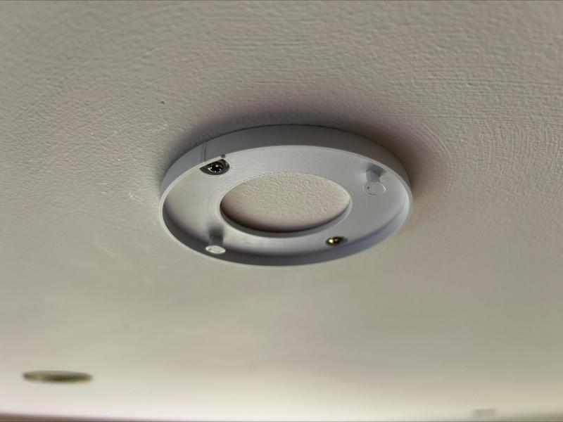 Holder for domestic fire alarm