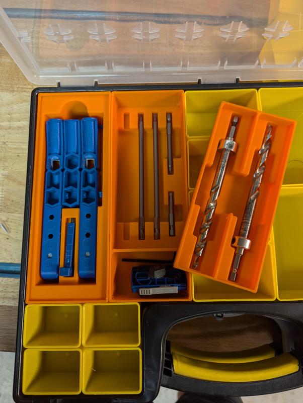 Kreg Model 320 Jig Bin for Harbor Freight Parts Case