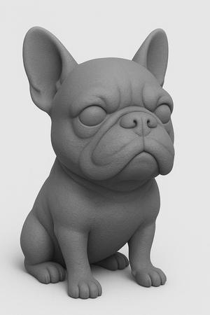 French Bulldog STL FILE for printer 3D