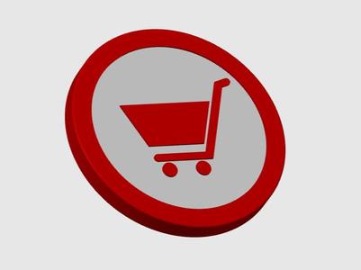 Fake coin - for the shopping cart