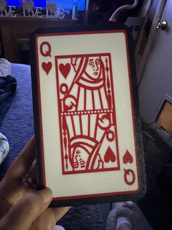 Queen of heart light box