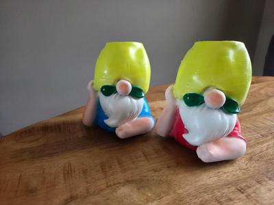 lemon gnome flowerpot