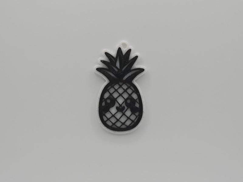 Cute Pineapple Keychain