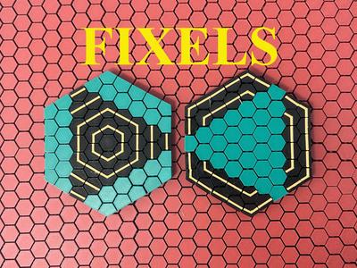 Fixels 2, Print-in-place, flexible, expandable fabric without needing support