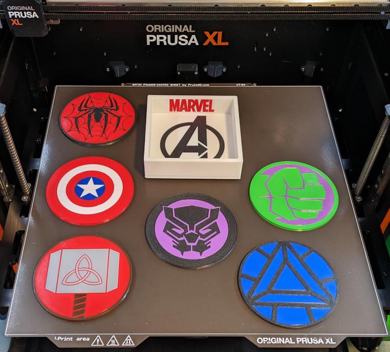 Marvel Coasters for MMU/AMS
