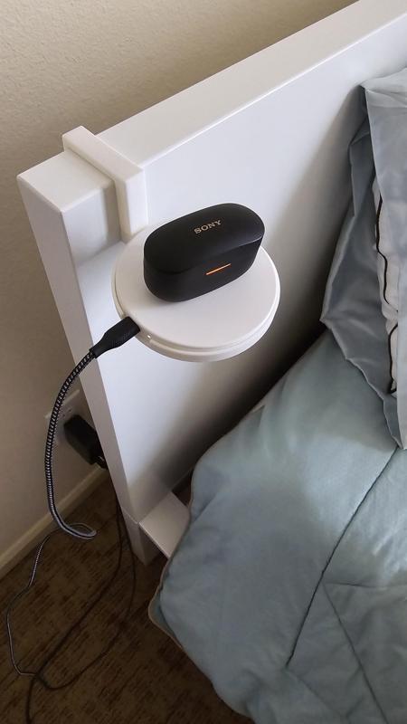 LIBVOJ Charger Holder for IKEA MALM Bed Frame