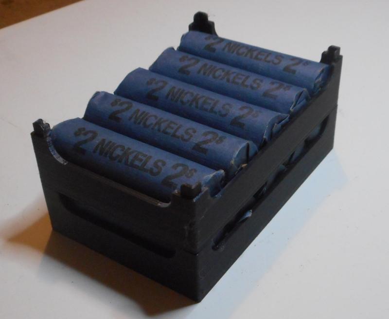 Stackable Rolled Nickel Holder