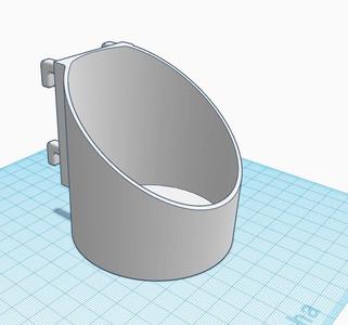 Resin bottle holder - Ikea Skadis