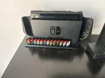 Nintendo switch game card holder
