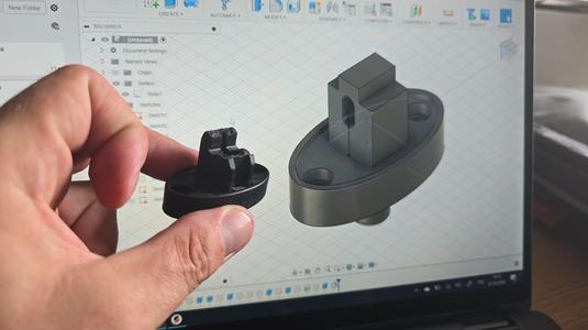 Top holder for RV Hymer Campervan leg