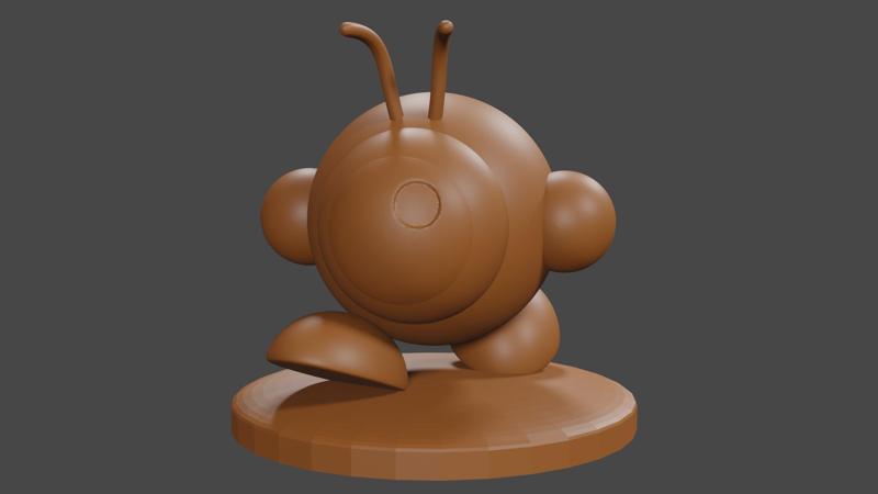 Kirby inspired, Waddle Doo, Tabletop DnD miniature