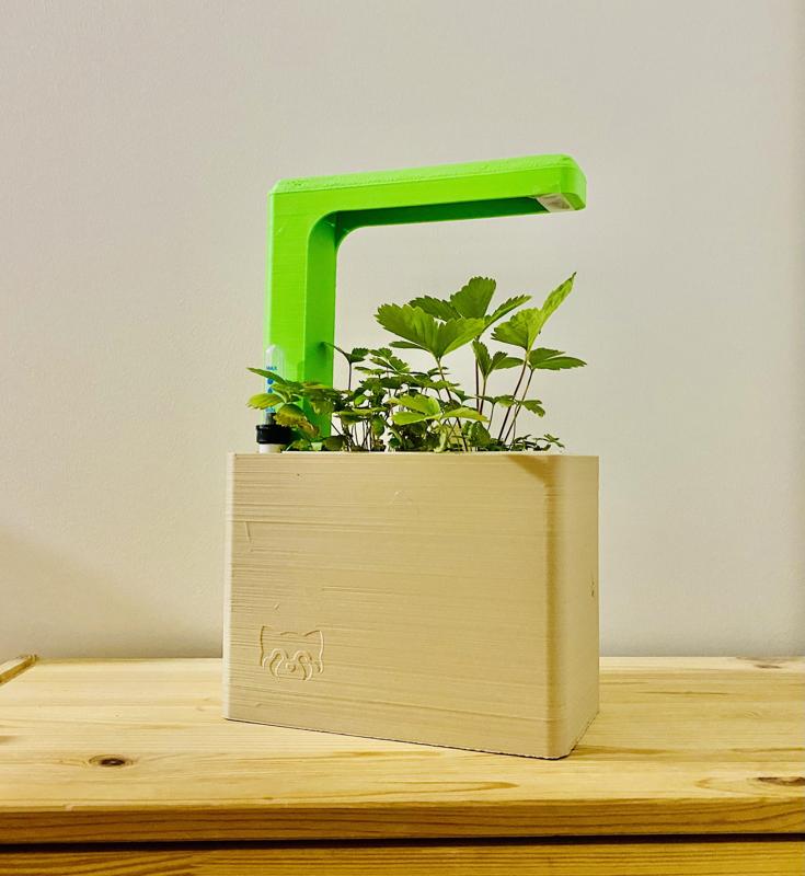 Smart Self-watering Pot with Grow Light (2 Pots)