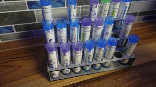 Homeopathic 3 stack organizer with drawer