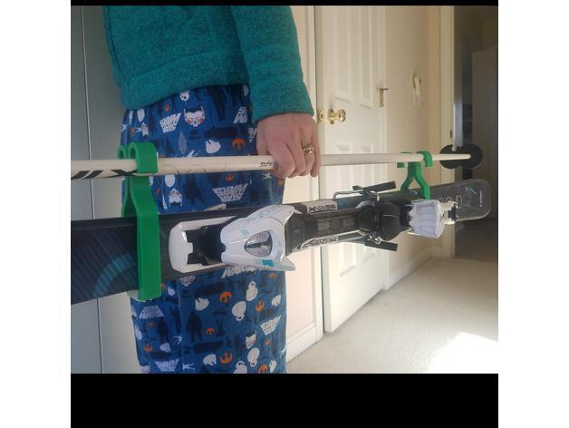 Ski and Pole Carrier Handle