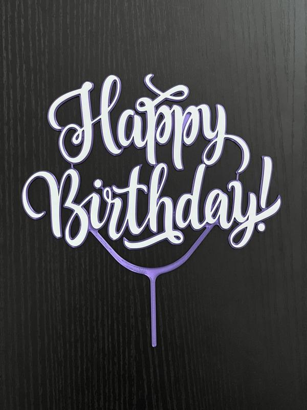 Happy Birthday! (with supported 'H")