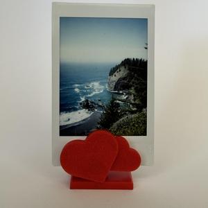 Heart shaped photo holder