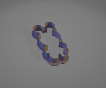 Bunny cookie cutter