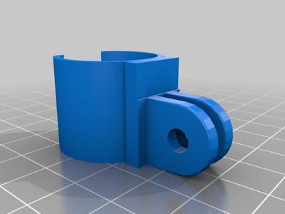 Insta360 selfie stick support with gopro mount