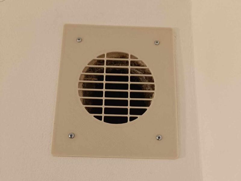 high flow round ventilation grille